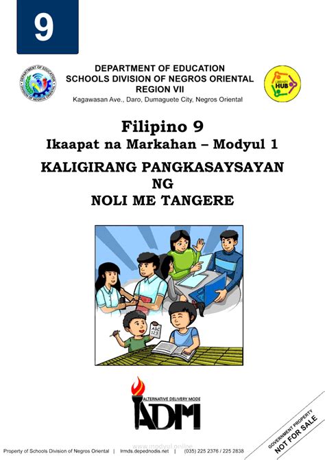 Grade 9 Filipino Modyul: Epiko • DepEd Tambayan.